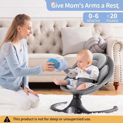Larex Electric Baby Swing & Rocker – App & Remote Controlled