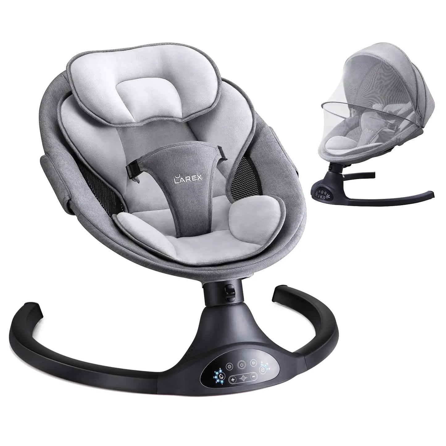 Larex Electric Baby Swing & Rocker – App & Remote Controlled