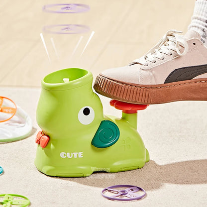 Air Rocket Launcher Toy – Jump-Powered Flying Disc Game for Kids (Duck & Elephant Design)