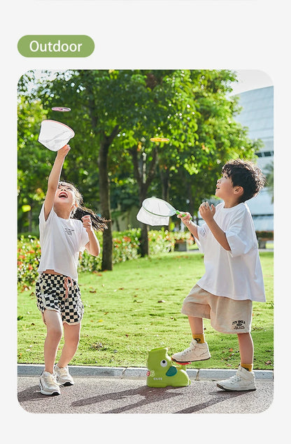 Air Rocket Launcher Toy – Jump-Powered Flying Disc Game for Kids (Duck & Elephant Design)