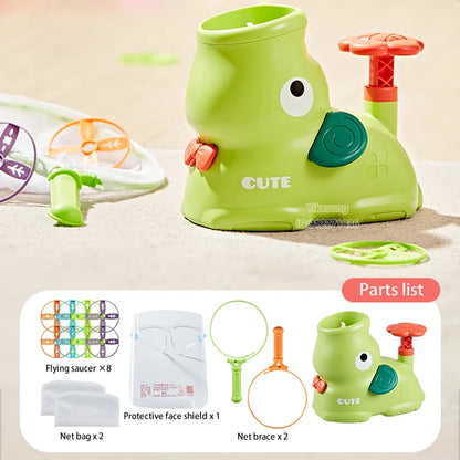 Air Rocket Launcher Toy – Jump-Powered Flying Disc Game for Kids (Duck & Elephant Design)