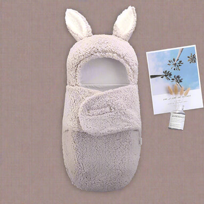 Soft Cotton Baby Sleeping Bag – Thicken Wrap Cocoon for Newborns (0–9 Months)