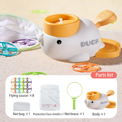 Air Rocket Launcher Toy – Jump-Powered Flying Disc Game for Kids (Duck & Elephant Design)