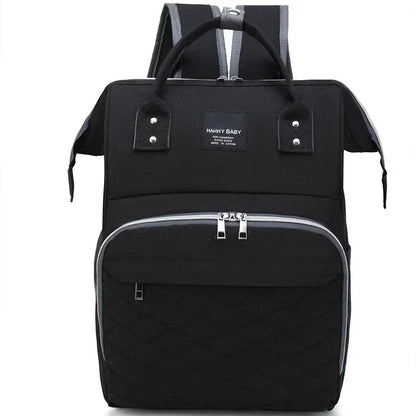 Large Capacity Diaper Backpack with Changing Mat – Hanging Bag for Stroller or Shoulder Use