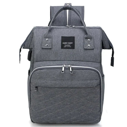 Large Capacity Diaper Backpack with Changing Mat – Hanging Bag for Stroller or Shoulder Use