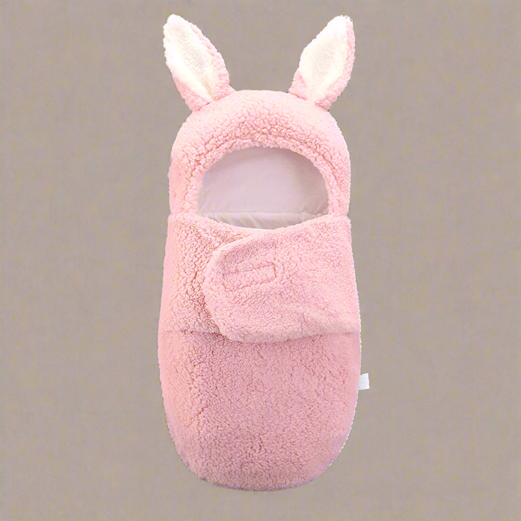 Soft Cotton Baby Sleeping Bag – Thicken Wrap Cocoon for Newborns (0–9 Months)