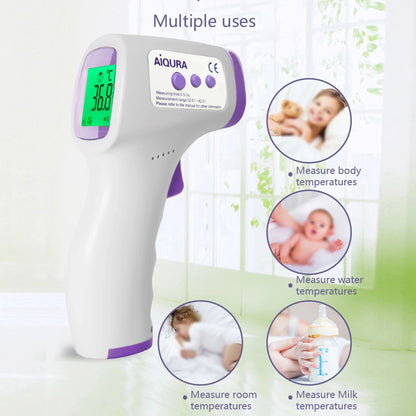 Non-Contact Infrared Baby Thermometer – Digital Forehead Fever Monitor with LCD Display