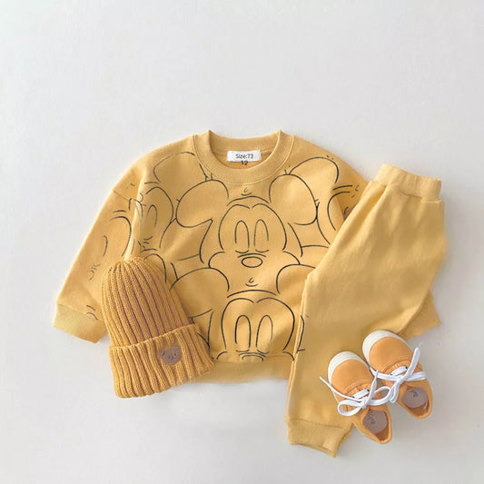 Baby Clothing Set – Cartoon T-Shirt & Shorts