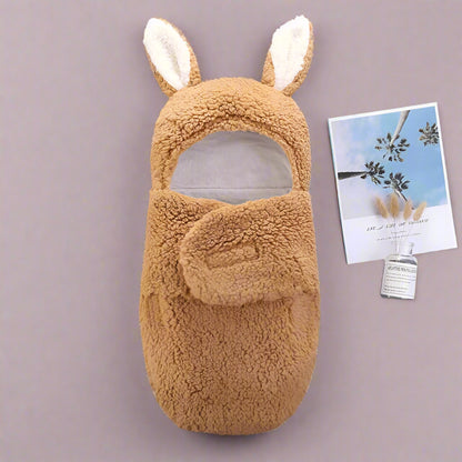 Soft Cotton Baby Sleeping Bag – Thicken Wrap Cocoon for Newborns (0–9 Months)