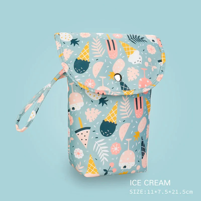 Waterproof Wet Bag for Baby Diapers & Travel Essentials