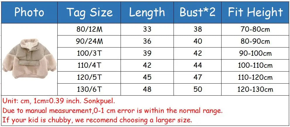 Warm Lamb Wool Stitching Coat – Winter Jacket (Ages 1–6 Years)