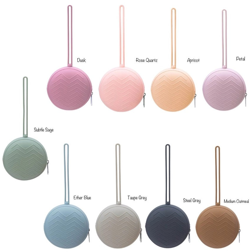 Silicone Dummy Holder with Zip